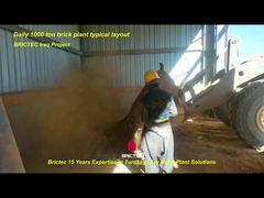 БРИКТЕК коробка питания для кирпичного производства оборудования для обработки сырья