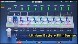 Проект кальцинирования литиевых батарей, специальная горелка туннельной печи успешно сдана
